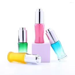 Storage Bottles 200PCS 15Ml Thick Glass Dropper Bottle Botella Cristal Empty Cosmetic Packaging Container Vials Essential Oil