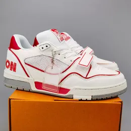 2022 Sneaker Virgil Designer Trainer أحذية غير رسمية من جلد العجل Abloh أبيض أخضر حمراء زرقاء تراكب منصة منخفضة أحذية أحذية رياضية 36-45