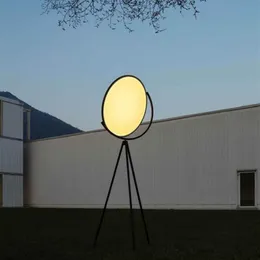 Creative Floor Lamps Moon Mirror LED Nordic Acrylic Standing Lamp for Living Room Lighting269v