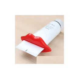 Andere Bad-Toilettenartikel Top-Verkauf Sexy Lip Kiss Badezimmer Tube Dispenser Tootaste Cream Squeezer Home Rolling Holder Squ Dh3Yk