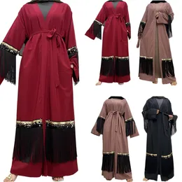 Abbigliamento etnico abito abaya musulmano abito africano Dubai per donne modeste modalità musulmana Abiti di kimono abaya plus size abbigliamento islamico 230328