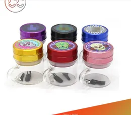 Smoking Pipes Diameter 55mm triple glass grinder can grind and store multifunctional two-in-one grinding grinder smoking device