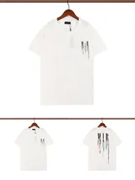 T-shirt Summer Paris Designer maglietta per le lettera di brancola di lusso classico Fashi