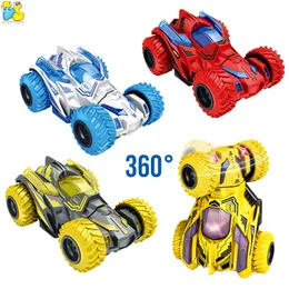 Kids inertia rotating car stunt rolling double-sided off-road vehicle boy inertia car toy