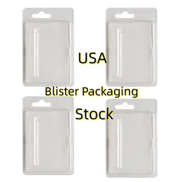 Vapes Cartridges Blister Packaging Clamshell Disposable Vape Pens USA Stock Atomizer Box 1.0ml Retail 510 Thread Cartridges E cigarette Cart Kits Vapes Pens
