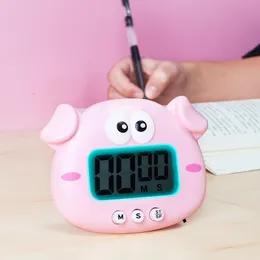 Kök Timers Digital Screen Kitchen Timer Digital Timer Square Cooking Count Up Countdown Alarm Clock Cute Animal Shaped Learn Stopwatch 230328