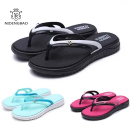 Tofflor Womens Flip Flops Summer Slipon Beach Shoes Hardwaring Fashion Leisure Slippers Beach Swimming Walk Inhoor Ttied Flip Flops Z0328