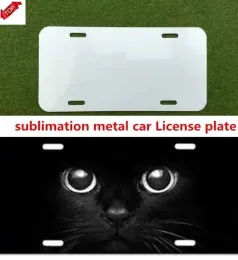 Sublimação em branco placa de carro metal materia