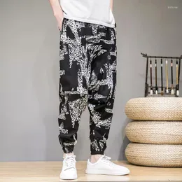 Pantaloni da uomo 2023 Mens Jogger Streetwear Casual Cross-pants Pantaloni alla caviglia Harem Men