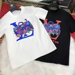 Projektantka T-shirty literowe druk T koszule luksusowy czarny projektant mody Summer Wysokiej jakości top z krótkim rękawem S-xxxl