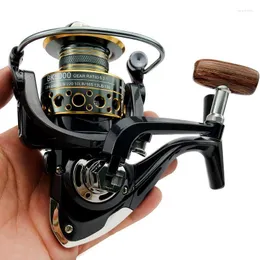 Spinning Fishing Reel 2000-7000 Metail Spool 8-10KG MAX Drag Carretes De Pesca Para Mar Wheel Baitcasting Reels