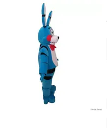 Kawaii Canidae Animal Five Nights at Freddy's FNAF Toy Creepy Blue Bunny mascot Costumes Custom Multisizes Furry Fancy Suit