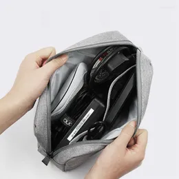 Förvaringspåsar bärbara datorer Tillbehör Bag Travel Electronics Organizer Pouch för hårddatakabeladapter Mus Digitala prylar