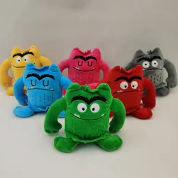 Plush Dolls Cartoon Plush Toy Stuffed Plush Toys 15cm The color monster Children's My Emotional Little Monsters Kids Gifts