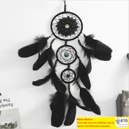 Arts And Arts Crafts Gifts Home Garden Whole 1Pcs Dreamcatcher India Style Handmade Dream Catcher Net With Feathers Wind