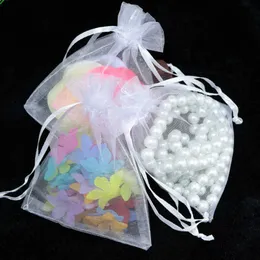 10 PC Gift Wrap Bolsas de Organza para ermalaje Joyera Regalo dulces boda y navidad suministros baby shown 11x16cm 10 UDS Z0327