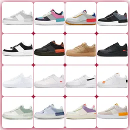New Forces Trainer Shoes Designers Quality OG Мужчины Женщины 1 Low Running Black White Brown Red Yellow Orange Multi Leather Unisex Knit Skateboard Outdoor One Sneakers