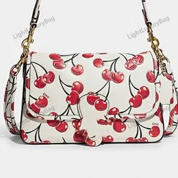 Projektantka Cherry Crossbody Torby Modna Portfel na ramię Kobiet Flap Square Tote Classic Luksusowe torebki słynne marka 230327