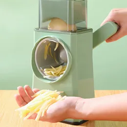 Fruktgrönsaksverktyg 3 In1 Vegetabilisk skivare Multifunktionell fruktmat Shredder Veget Chopper Handpotatis Hem Kök Tool Accessorie 230328