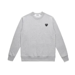 cdgs hoodie Designer Mens Hoodies Com Des Garcons Cdg Sweatshirt Play Big Heart Grey Crewneck Sweatshirts Size xl Brand cdgs sweater Women's top pullover X5FE