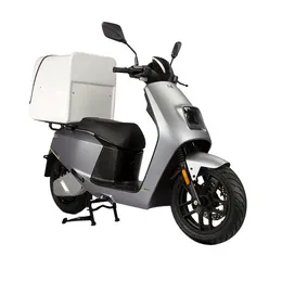 Gıda Teslimat Tek kollu arka süspansiyon Yüksek hızlı elektrikli scooter 80km/s 6000W elektrik motosikleti