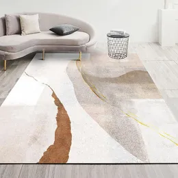 Dywany nordycki projekt salonu dywan miękki dywaniki do sypialni domowe podłogowe mata nowoczesna geometryczna sofa stolik kawowy i dywany1