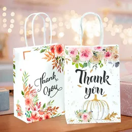 10 PC Gift Wrap 10 Uds de agracimiento bolsas regalo papel aperitivos flores dulces bolsa para galletas embalaje boda suministro coracind ef iad ec um Z0327