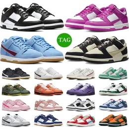 top quality Running shoes Panda mens sneakers triple pink Grey Fog Syracuse Team Green University Blue walking jogging outdoors dunked lows sports trainers