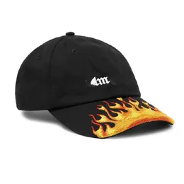 Пальмовая бейсбольная кепка, дизайнерская пламенная кепка с вышивкой, модная уличная хип-хоп кепка, высококачественная хлопковая кепка для мужчин и женщин