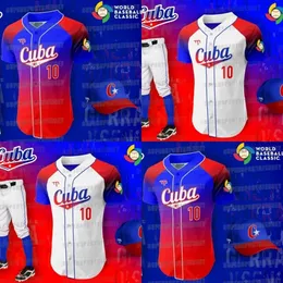 CUSTOM 2023 WBC wbc Cuba Baseball Jerseys World Baseball Classic 2023 Yoan Moncada Luis Robert Yoan Lopez Bolanos Men Women Kids