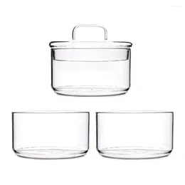 Bowls Bowl Foods Fruit Prep Airtight Container Jar Canisters Stackable Kitchen Salad Dry Cereal Sugar Serving Round Holder