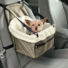 Dog Car Seat Covers Portable Pet Carrier For Transportation Safe Folding Hammock Basket Accessories