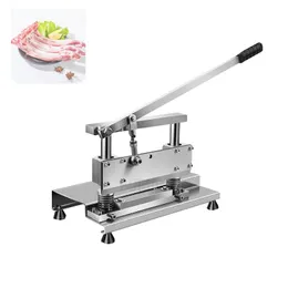 Lewiao Commercial Bone Sawing Machine Manual Frozen Meat Chop Trotters Slicer Handtryck Köttskärare