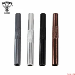 HONEYPUFF Pen Style Sniffer Alluminio Snuff Snorter Dispenser 70MM Metallo Sunff Snorter Tubo Tubo per fumo DHL