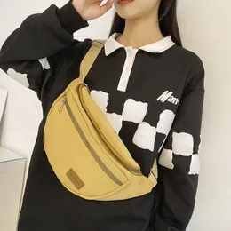 Bolsas de cintura Mujeres Tendencia Bolsa Unisex Hip Hop Nylon Paquetes divertidos Casual Hombro Crossbody Multifuncional Pecho Banana