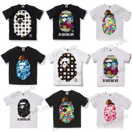 Men's T-Shirts BEII Small and Medium Children's Clothing Ape Head Cotton Short Sleeve Parent-Child T-shirt Men's and Women's Children's Casual Baby Top T230328