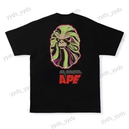 Herr t-shirts ape head tee #1 apa man liten etikett bakre bokstäver ape head herrar t-shirt japan t230328