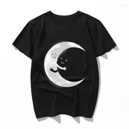 Männer T Shirts Mond Umarmung Kawaii T-shirt Druck Fele Hemd Harajuku Kurzarm Design Bla Tees Camisetas Für Männer und Frauen Tops