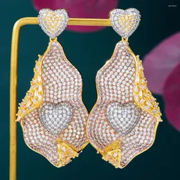 Orecchini pendenti Missvikki Design originale Luxury Vintage Big For Noble Women Wedding Party CZ Dubai Splendidi gioielli da sposa