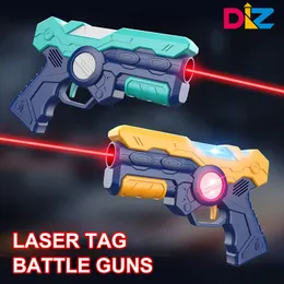 Gun Toys Kids Laser Tag Toy S Electric Infraröd för barn Battle Game Weapon Pistols Gift Boys Outdoor Games 230327