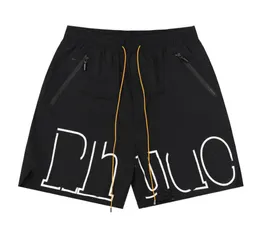 mens shorts hip hop reflective classic letters casual sports Mesh trousers summer beach swimming pants7076066