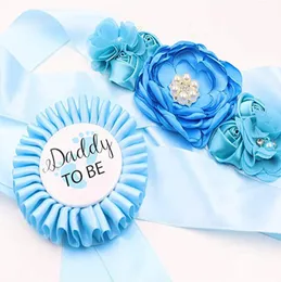 Baby Shower Sash Party Decoration Flower Belly Belt Mom To Be
