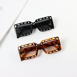 Fashion Hollow Square Sunglasses for Baby Boy Girl Spring Summer Kids Sun Glasses UV Protection Eyewear Children Eyeglasses