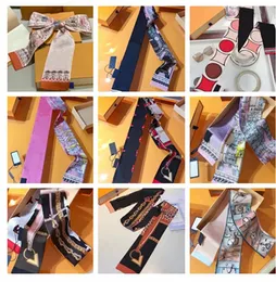 Шелковый шарф для женщин 2023 Новые 23 дизайна ручка для печати сумочка сумки сумки для лент