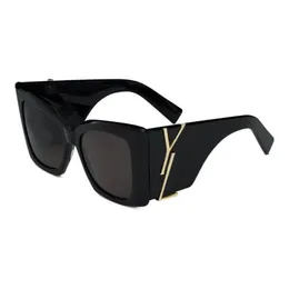 Överdimensionerade designersolglasögon UV-skydd lyxiga herrsolglasögon för kvinna polariserad lunette bred båge strandglasögon utomhussolglasögon fest PJ085 E23