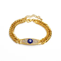 Charm Bracelets Anniyo Eye Bracelets for Women Men Gold Color Jewelry Arab African Gold Bangle Ancient Egyptian Symbol Amulet #122501 230328