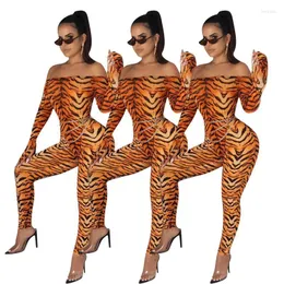 Kvinnors jumpsuits rompers bodysuit ropa mujer moda feminina sommarläge femme bodycon leopard tryck sexig playsuits body neger