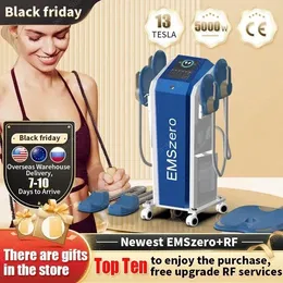 2024 EMSZERO High Frequency Hiemt Muscle Building Body Slimming Machine 4ハンドル14TESLA 6500W彫刻マシン