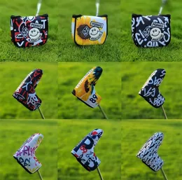 Pearly Gates Golf Club PatterとMallet Patter Headcover PG Smile Magnet for Golf Club Patter Head Protect Cover 2206202321093