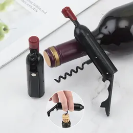فتحة نبيذ على شكل نبيذ أحمر ، فتاحة النبيذ ، فتاحة الزجاجة متعددة الوظائف ، ثلاجة قابلة للطي ، شكل نبيذ شكل مغناطيس Corkscrew LX5515